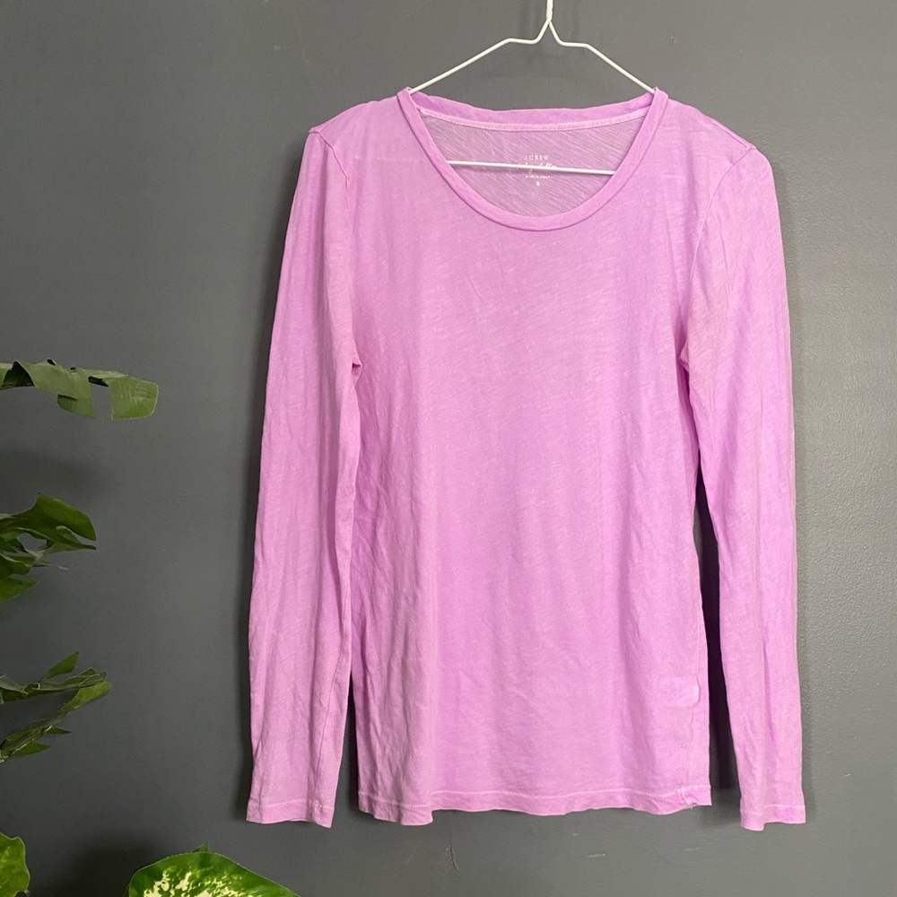 J Crew vintage cotton long sleeve tee | Small